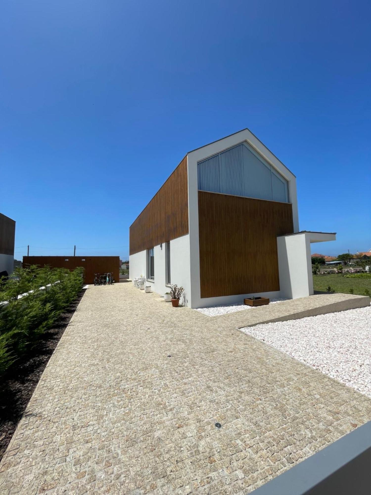 Modern Barn House In Countryside Villa Murtosa Ngoại thất bức ảnh